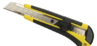 ESTILETE 18MM GUIA ACO  TRAVA